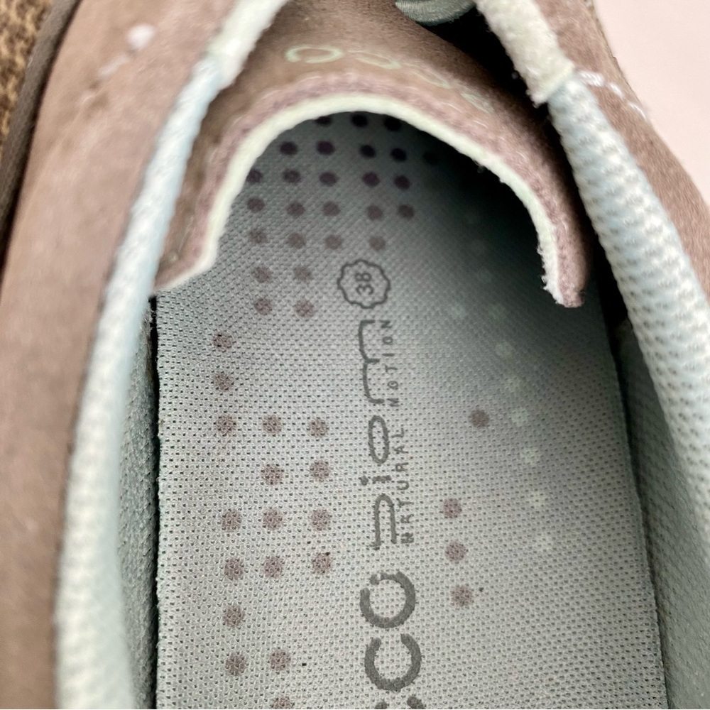 ECCO Stylish Brown and Gray Athletic Shoes for Women - Picture 6 of 6